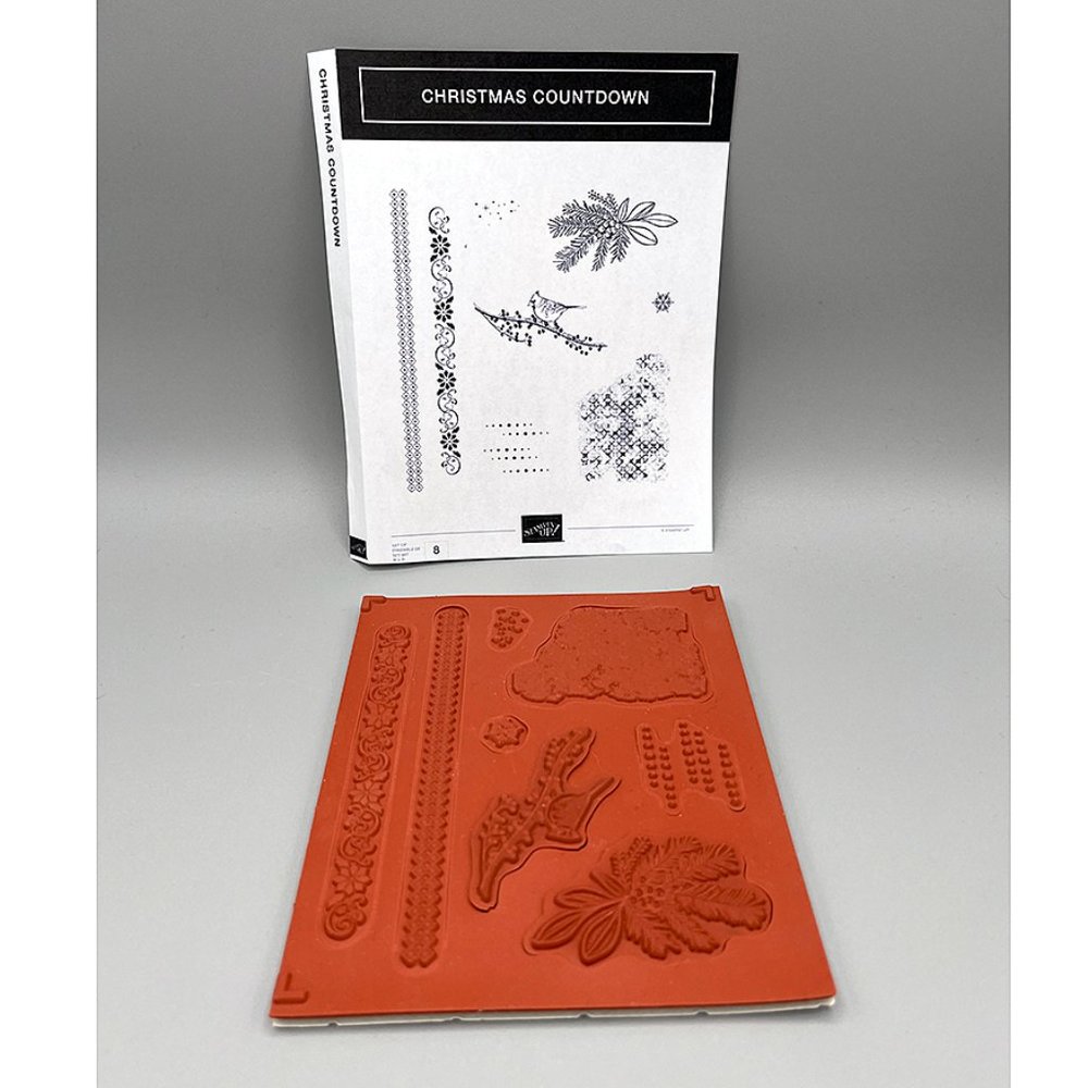 Stampin Up "Christmas Countdown" Stamp Set – Branches, Cardinal, Bird, Winter